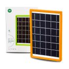 Carregador Painel Solar 5em1 6W Portátil Cor Laranja