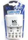 Carregador Para 4 Pilhas Aa/Aaa/9V C/Inmetro Max882 Maxmidia