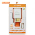 Carregador para Celular Tablet Turbo 30W Tipo C Kit Cabo  Fonte USB 1m