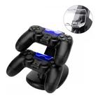 Carregador Para DualShock PS4 Joystick Duplo Charge