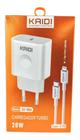 Carregador Para i-p X Xr 11 12 13 Kit Cabo Usb Lightning - Kaidi