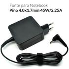 Carregador para Lenovo 45w 2.25A Pino 4.0x1.7mm