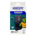 Carregador portatil bap power bank 10.000mah 5v preto bap-959p-b