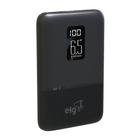 Carregador Portátil ELG 6.500mAh Com Display Digital Preto - PB65LCD