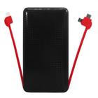 Carregador Portátil KAIDI KD-956 10000mAh com Três Saídas