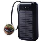 Carregador Portátil Solar 10000mAh Minimen com Tipo-C, USB e Carga Rápida