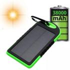 Carregador Portátil Solar e USB 38.000mAh - Bateria Dupla