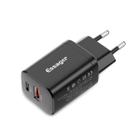 Carregador Rápido Duplo USB-C+A 30W PD QC 3.0 Essager