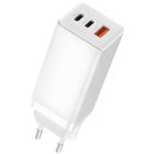 Carregador Rápido Gan 65W Quick Charger 3 Portas - Peining