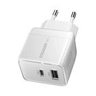 Carregador Rápido USB 33W com PD e QC 3.0 - Para iPhone 14/13 e Samsung S21