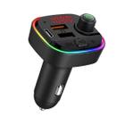 Carregador Receptor Bluetooth Veicular RGB MP3 - C13