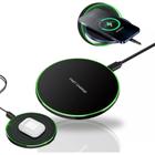 Carregador Sem Fio Indução Qi Compatível com iPhone Samsung Xiaomi