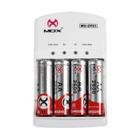 Carregador Super Rápido + 4 Pilhas Recarregável Aa 2600Mah