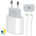 Carregador Turbo 20W + Cabo Lightning para USB-C Compatível com Iphone/11/12/13/14/Pro-Max X XR XS - Lehmox