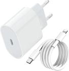 Carregador Turbo Fonte 30w Usb-c+ Cabo Compatível com IPhone 11 12 13 14 Pro X XR XS