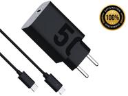 Carregador Turbo Power 50w Ultra Rápido, Compatível Com Android, Notebooks - Cabo Usb-C para Tipo-C