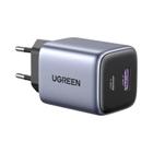 Carregador USB-C GAN 35W - Carregamento Rápido PD 3.0 e QC 3.0 para iPhone 15/14/13/Pro e Samsung/Xiaomi