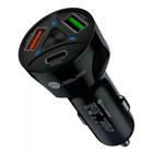 Carregador Veicular De Carro Tipo C Quick Charger 3.0 + Pd 55w - Anxin