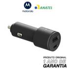 Carregador Veicular Motorola Turbo Power 45W Sem Cabo, Entrada USB-C e USB-A