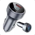 Carregador Veicular Turbo 60w Usb + Tipo C CJ12-4 - Rhos