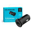 Carregador veicular turbo power 18w original motorola sem cabo usb original anatel