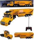 Carreta Caminhão Truck Transporte Controle Remoto Luzes LED - Gici Toys