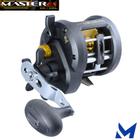 Carretilha Master Ex30 Perfil Alto Marine Drag 10Kg 7 Rolamentos Pesca Pesada