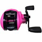 Carretilha para Pesca Maruri BRONX PINK 11R Carretel Fundo