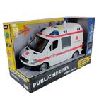 Carrinho Ambulância Public Heroes de Fricção 000432 - Shiny Toys