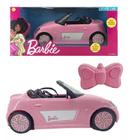 Carrinho Barbie Filme Deluxe Style Car Controle Remoto 7 Funções - 31 cm , Cabe Boneca, Acende Farol - Candide