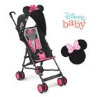 Carrinho Bebê Bb Minnie Passeio Dobrável Retrátil Guarda Chuva MultiKids Disney