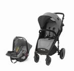 Carrinho Bebê Victory Travel System Até 15 Kg Baby Style Cinza