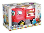 Carrinho Brinquedo Caminhão Bombeiros Turbo Truck Maral 4120