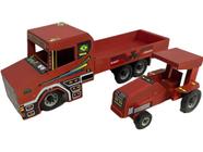 Carreta patrulha - Veículos de Brinquedo feito em madeira