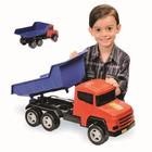 Carrinho Caminhão Caçamba Brinquedo Grande Super Truck 58cm - Adijomar Brinquedos