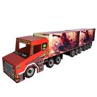 Caminhão Truck Baú Coca Cola Madeira E Plastico Brinquedo 26x70cm