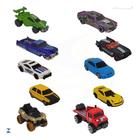 Carrinho Coleção De Ferro Compatível Hot Wheels 10 Peças