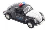 Carrinho Coleção De Metal Fusca Viatura Polícia - Toy King