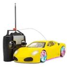 carrinho com controle remoto perfert amarelo - toy kingCarrinho Light System Perfect r/c- Co