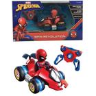 Carrinho Controle Remoto Spin Revolution Spiderman