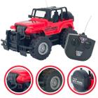 Carrinho Controle Remoto Super Off-Road CKS Toys 1:24 Acende Faróis Picape Jipe Pick Up