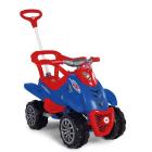 Carrinho Cross Legacy Azul Infantil 2 em 1 com Haste para Guiar - Calesita