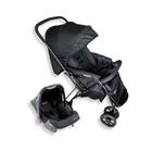 Carrinho de bebe choice duo + bebe conforto preto - voyage