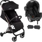 Carrinho de Bebe Compacto Bebe Conforto Galzerano Bali Black