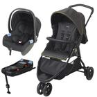 Carrinho De Bebê Cr3 E Bebê Conforto Base Isofix - Burigotto