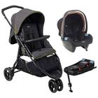 Carrinho De Bebê Cr3 Gray Neon Bebê Conforto E Base Isofix - Burigotto