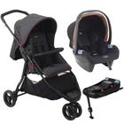 Carrinho De Bebê Cr3 Gray Red Bebê Conforto E Base Isofix