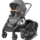 Carrinho De Bebê De Paseio Travel System Maxi-cosi Anna Ts Sparkling Grey Com Chassi De Cor Cinza