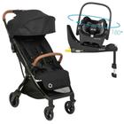 Carrinho de Bebê Eva² Black Trio Base Isofix 360 Maxi Cosi