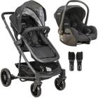 Carrinho de Bebe Kiddo Winner II com Bebe Conforto Preto